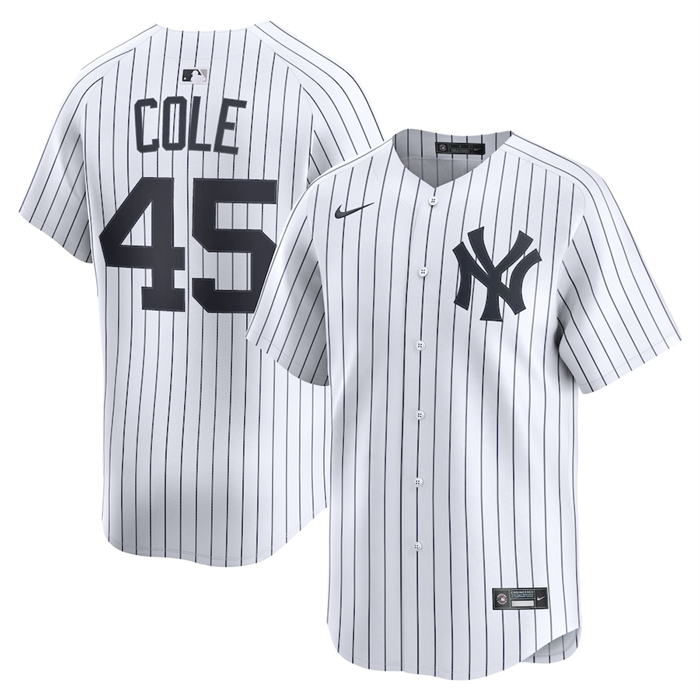 Camiseta Beisbol Hombre New York Yankees Gerrit Cole Limited Blanco